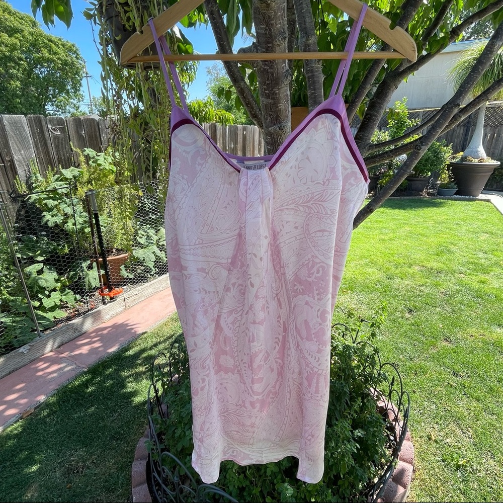 Jennifer Lopez | Paisley Pattern Print Intimates Night Slip